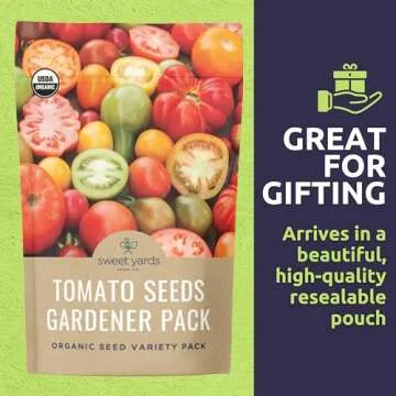 Organic Tomato Seeds - Heirloom Variety Pack - 2025 Season