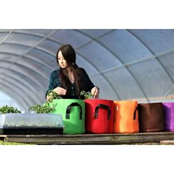 Bootstrap Farmer Grow Bags 7 Gallon Multi-Color 10 Pack