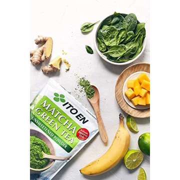 Ito En Matcha Green Tea Japanese Matcha Powder, Unsweetened, 2 Ounce