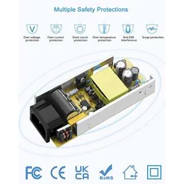 ALITOVE 5V 8A Power Supply for LED and Security Systems