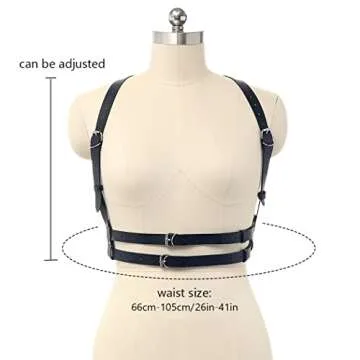 Stylish Adjustable Bodiy Punk Waist Harness for Women