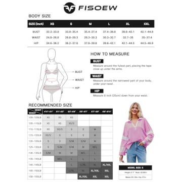 Fisoew Oversized Color Block Sweatshirt for Women