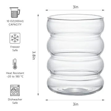 Stunning Peyan Ribbed Glassware - Perfect for Any Occasion