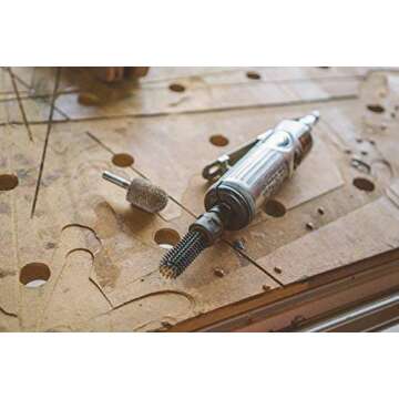 Kutzall Extreme Cylinder Rotary Burr, 1⁄4" Shaft, Very Coarse - Woodworking Attachment for Bosch, DeWalt, Milwaukee. Abrasive Tungsten Carbide, 3⁄4" (19mm) Dia. X 1" (25.4mm) Length, CX-34C