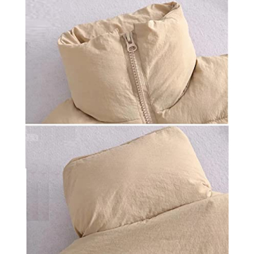 Stylish Shiyifa Cropped Puffer Vest for Women