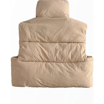Stylish Shiyifa Cropped Puffer Vest for Women