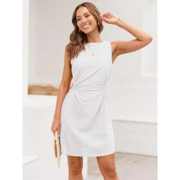 LILLUSORY Summer Mini Beach Dress for Stylish Days