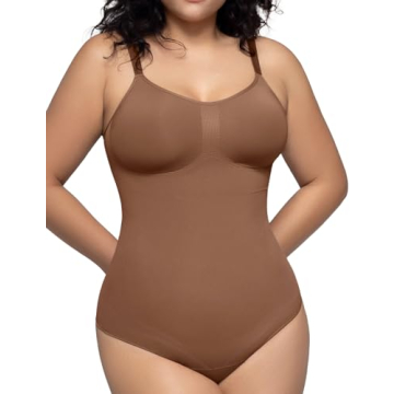 PUMIEY Shapewear Bodysuit for Women - Comfort & Style in One