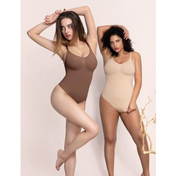 PUMIEY Shapewear Bodysuit for Comfortable Tummy Control