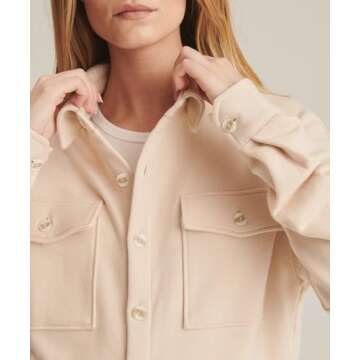 Naadam Unisex Terry Shirt Jacket for Comfort and Style