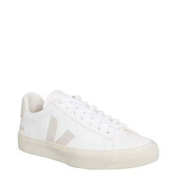 Veja Women's Campo Sneakers, Extra White/Natural Suede, 6 Medium US