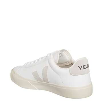 Veja Women's Campo Sneakers, Extra White/Natural Suede, 6 Medium US