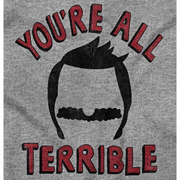 Brisco Brands You're All Terrible Family Father Hoodie Sweatshirt for All Ages