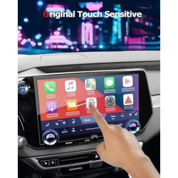 ASZSK Tempered Glass Screen Protector For Lexus RX & TX 2024 2023,14 Inch Protective Film For Lexus ...