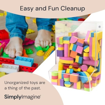 SimplyImagine Acrylic Toy Dispenser for Kids - Stylish Storage Solution