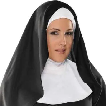 Elegant Plus Size Holy Sister Nun Costume for Halloween