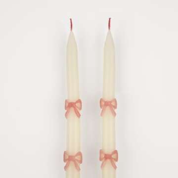 Meri Meri Tapered Candles (Pack of 2), 11.25" Tall, Unscented, Meri Meri Candles
