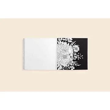 Bloom (Mini): Pocket-Sized Stocking Stuffer 5-Minute Floral Coloring Book for Kids, Teens and Adults (Stocking Stuffers)