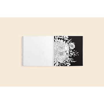 Bloom (Mini): Pocket-Sized Stocking Stuffer 5-Minute Floral Coloring Book for Kids, Teens and Adults (Stocking Stuffers)