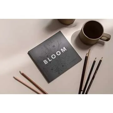 Bloom (Mini): Pocket-Sized Stocking Stuffer 5-Minute Floral Coloring Book for Kids, Teens and Adults (Stocking Stuffers)