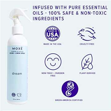 MOXE Dream Linen Spray for Relaxation and Sleep
