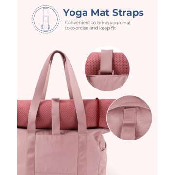 Versatile BAGSMART Tote Bag for Work and Gym