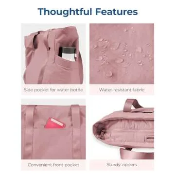 Versatile BAGSMART Tote Bag for Work and Gym