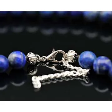 Natural Lapis Lazuli Beaded Choker - Unique Fashion Jewelry