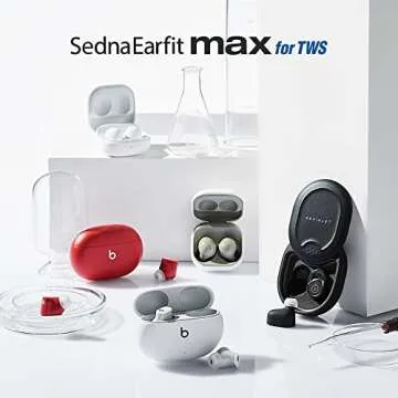 AZLA SednaEarfit MAX Earbud Tips for Noise Cancelling