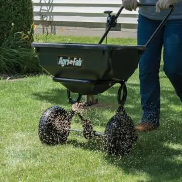 Agri-Fab 85-Pound Push Broadcast Spreader 45-0388 , Black