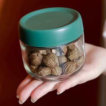 3 Pack High Quality Glass Overnight Oats Containers - 10oz