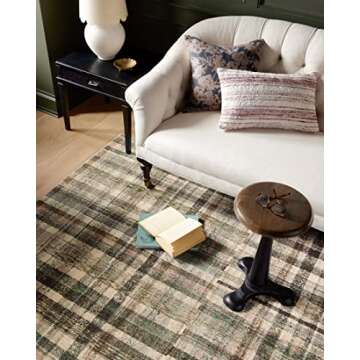Loloi Chris Loves Julia Humphrey Collection HUM-03 Forest/Multi 8'-3'' x 11'-3'' .38" Pile Height, Area Rug feat. CloudPile