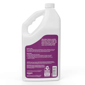 Amazon Basics Pet Stain & Odor Carpet Stain Remover Cleaner, Fresh Scent, 64 fl oz