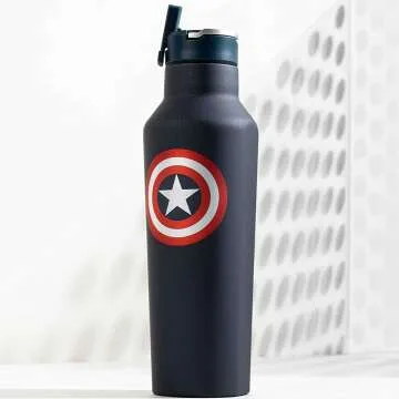 Captain America Insulated Canteen Water Bottle