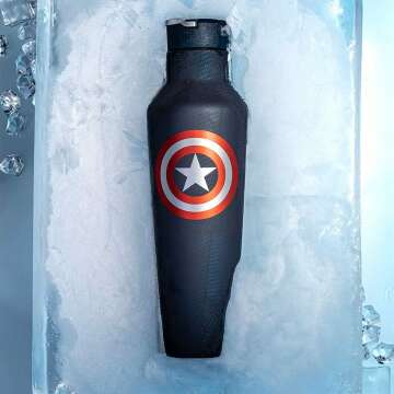 Captain America Insulated Canteen Water Bottle