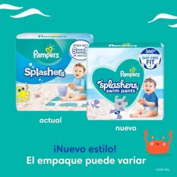 Pampers Splashers Swim Diapers Small 12 ct for Little Swimmers