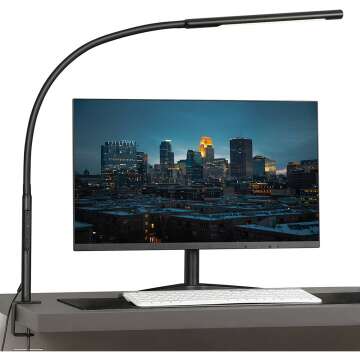 Gooseneck Desk Lamp with Adjustable Color Temperature