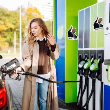 100pcs Trump I Did That Stickers Gas Pump Stickers Decal, Funny I Did That Trump StickersI Did That ...