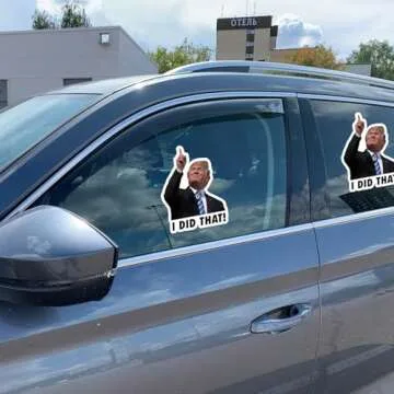100pcs Trump I Did That Stickers Gas Pump Stickers Decal, Funny I Did That Trump StickersI Did That Tariff Sticker Anti Trump Stickers