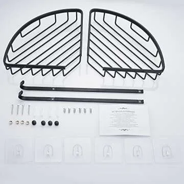 Hoomtaook Shower Corner Shelf - Stylish Bathroom Organizer