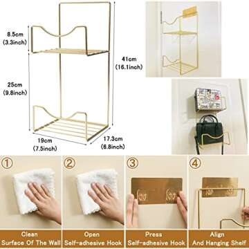 TRGGBH Stylish Handbag Storage Organizer for Wardrobe