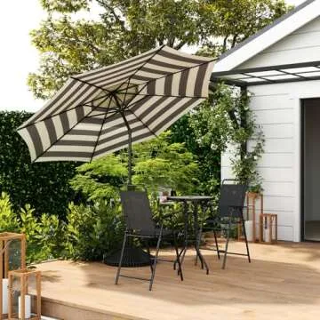 Abba Patio 9FT Lyon Outdoor Umbrella for Ultimate Comfort and Style
