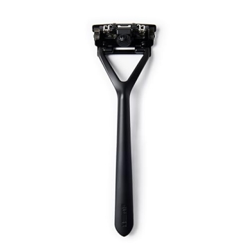 Leaf Shave | Leaf Razor, Black - All-Metal, Eco-Friendly Razor for Women & Men; Includes 10 Stainles...