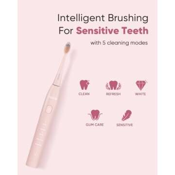 MySmile DY156 Electric Toothbrush for Adults with 5 Modes