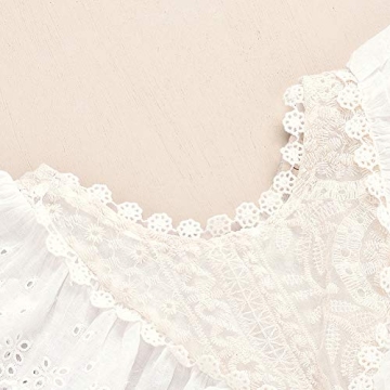 BGFKS Lace Ruffle Romper Tutu for Baby Girls