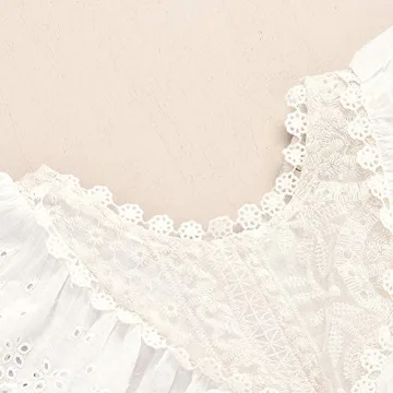 BGFKS Lace Ruffle Romper Tutu for Baby Girls