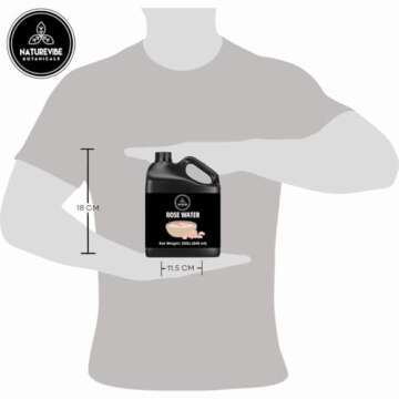 Pure Naturevibe Rose Water for Skin and Hair Care