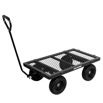 BILT HARD Steel Garden Cart with No-Flat Tires and 880 lbs Capacity
