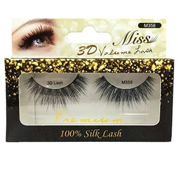 [4 PACKS] Miss Lashes 3D Volume Tapered False Eyelash Extension + FREE GIFT