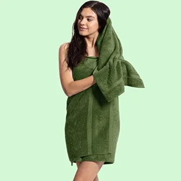 Chakir Premium Turkish Towels - 100% Cotton, 4-Piece Set